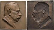 Freimaurer Bronze-Plakette Wien, Stadt -