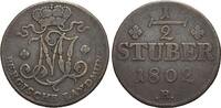 Berg-Herzogtum CU-1/2 Stüber 1 Maximilian Joseph von Pfalz-Birkenfeld-Zweibrücken 1799-1806. -