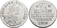 Wied-Neuwied 1/6 Taler Johann Friedrich Alexander 1737-1791. -