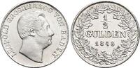 Baden-Durlach 1/2 Gulden Leopold 1830-1852. -