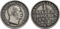 Brandenburg-Preussen Silbergroschen Wilhelm I. 1861-1888. -