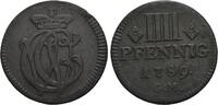 Trier-Erzbistum CU-4 Pfennig Clemens Wenzel von Sachsen 1768-1794. -