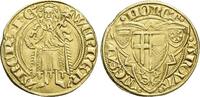 Trier-Erzbistum Goldgulden o.Jahr 1414 Werner von Falkenstein 1388-1418. Gut ausgeprägt, selten, VF-EF