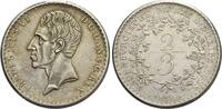 Lauenburg 2/3 Taler(Gulden) Friedrich V. v. Dänemark 1808-1839. -