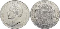Sachsen-Meiningen Doppeltaler Bernhard Erich Freund 1803-1866. -