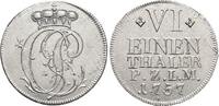 Pfalz-Birkenfeld-Zweibrücken 1/6 Taler Christian IV. 1735-1775. -