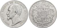 Sachsen-Meiningen Doppelgulden Bernhard Erich Freund 1803-1866. -