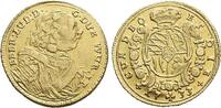 Württemberg Gold-1/4 Karolin Eberhard Ludwig 1693-1733. -