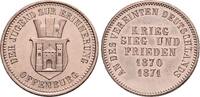 Baden-Durlach CU-Gedenkkreuzer Friedrich I. 1852-1907. -