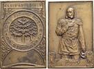 Medaillen der Prägeanstalt Mayer und Wilhelm Bronze-Plakette -