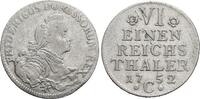 Brandenburg-Preussen 1/6 Taler Friedrich II. 1740-1786, Münzstätte Kleve. -