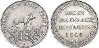 Anhalt-Bernburg Ausbeutetaler Alexander Carl 1834-1863. -