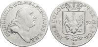 Brandenburg-Preussen 4 Groschen (1/6 Taler) Friedrich Wilhelm II. 1786-1797. -