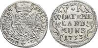 Württemberg 5 Kreuzer Eberhard Ludwig 1693-1733. -