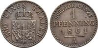 Brandenburg-Preussen CU-Pfennig Friedrich Wilhelm IV. 1840-1861. -