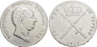 Bayern Kronentaler Maximilian I. Joseph 1806-1825. -