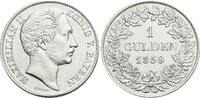 Bayern Gulden Maximilian II. Joseph 1848-1864. -