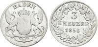 Baden-Durlach 3 Kreuzer 1856 Friedrich I. 1852-1907. sehr sch&ouml;n 21.97 US$  +  28.91 US$ shipping