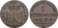 Brandenburg-Preussen CU-Pfennig 1825 A Friedrich Wilhelm III. 1797-1840.... 56.65 US$  +  28.91 US$ shipping