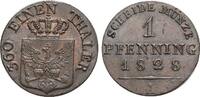 Brandenburg-Preussen CU-Pfennig 1828 A Friedrich Wilhelm III. 1797-1840.... 56.65 US$  +  28.91 US$ shipping