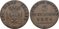 Brandenburg-Preussen CU-3 Pfennig 1826 A Friedrich Wilhelm III. 1797-184... 56.65 US$  +  28.91 US$ shipping