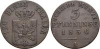 Brandenburg-Preussen CU-3 Pfennig 1836 A Friedrich Wilhelm III. 1797-184... 68.22 US$  +  28.91 US$ shipping