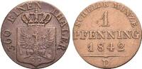 Brandenburg-Preussen CU-Pfennig 1842 D Friedrich Wilhelm IV. 1840-1861. ... 63.59 US$  +  28.91 US$ shipping