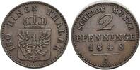 Brandenburg-Preussen CU-2 Pfennig 1848 A Friedrich Wilhelm IV. 1840-1861... 56.65 US$  +  28.91 US$ shipping