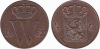 Netherlands ½ Cent Willem III 1849-1890.