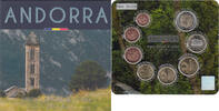 Andorra 3,85 Euro Complete Euroset 1 Cent t/m 2 Euro -