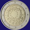 Italien 2 euro 30 Jaar Europese vlag -