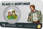 België 5 Euro Blake & Mortimer Gekleurd / Color -