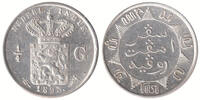 Nederlands Indië 25 Cent Wilhelmina 1890-1948 -
