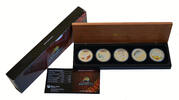 Australië 5x 1 Dollar Discover Australia The Dreaming Series -