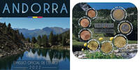 Andorra 3,88 Euro Complete Euroset 1 Cent t/m 2 Euro -