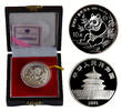 China 10 Yuan Panda in Original Wooden Box, With COA -