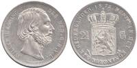 Nederland Koninkrijk 2½ Gulden / Rijksdaalder Willem III 1849 - 1890 -