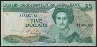 Sedler 5 Dollars Montserrat ND UNC -