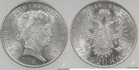 Mynter 20 Kreuzer Austria  1848-A UNC  59.40 US$  +  19.80 US$ shipping