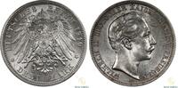 Mynter 3 Mark Prussia  1910-A Kv AU  79.20 US$  +  19.80 US$ shipping