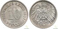 Mynter 10 Pfennig Germany  1907-G Kv UNC  59.40 US$  +  19.80 US$ shipping