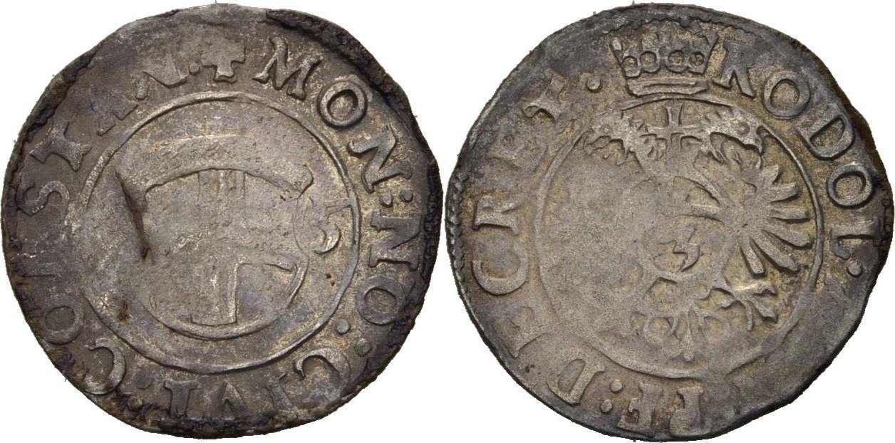 Konstanz, Stadt 3 Kreuzer 1595 Titel Rudolph II., 1576-1612. VF | MA-Shops