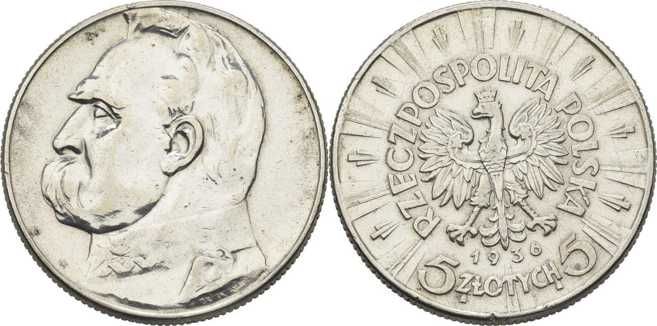 polen-5-zloty-1936-josef-pilsudski-vf-gereinigt-ma-shops