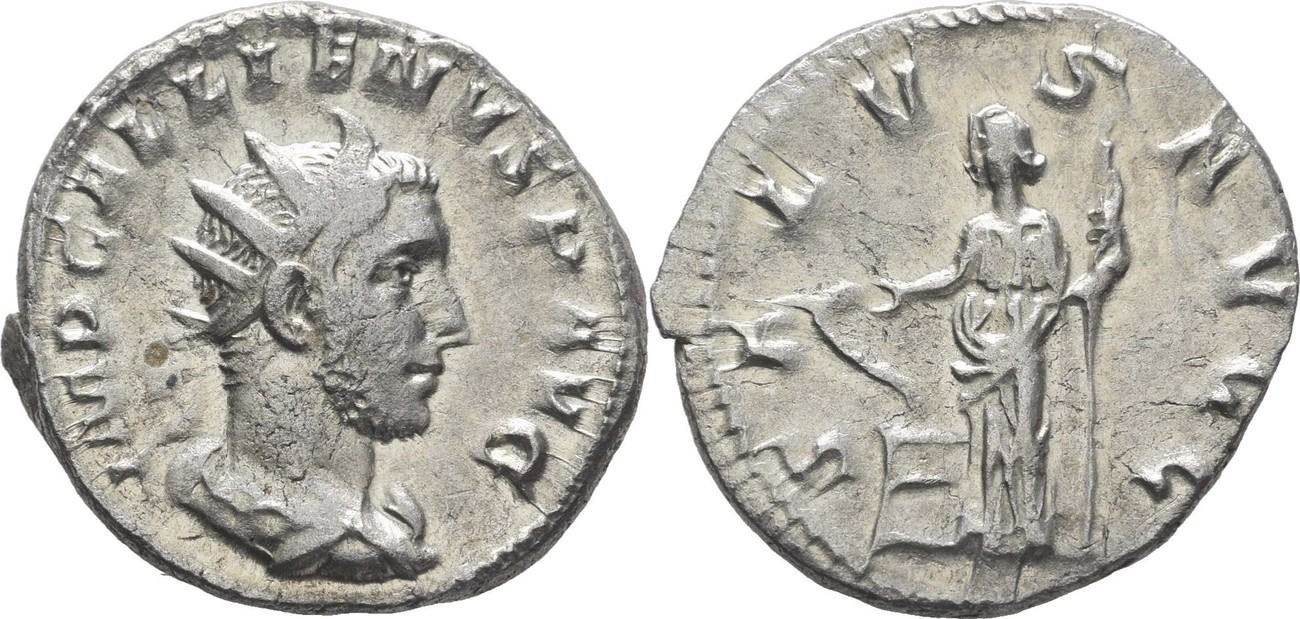 RÖMISCHE KAISERZEIT Antoninian 254-255 Gallienus, 253-268 VF | MA-Shops