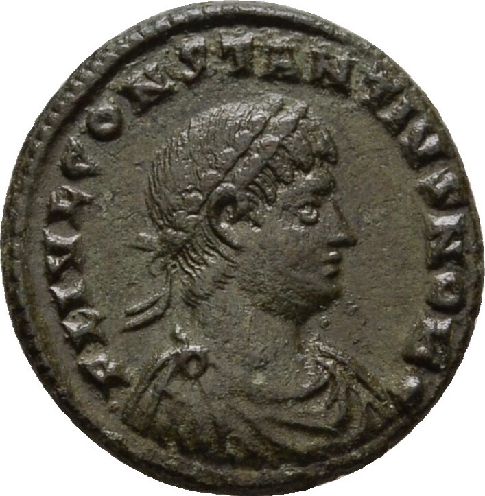 RÖMISCHE KAISERZEIT Bronze 337347 Constantius II., 324361 VF