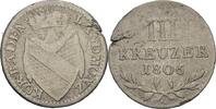 Baden 3 Kreuzer Carl Friedrich als Kurfürst, 1803-1806. -