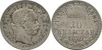 Austria Ungarn Kremnitz 10 Krajcar Franz Joseph, 1848-1916. -