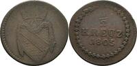 Baden 1/2 Kreuzer Carl Friedrich, 1738-1811. -