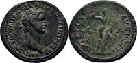 As 87 RÖMISCHE KAISERZEIT Domitianus, 81-96 f.vz/kl. Schrötlingsfehler, ss