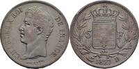 Frankreich Lyon 5 Francs Charles X., 1824-1830 -